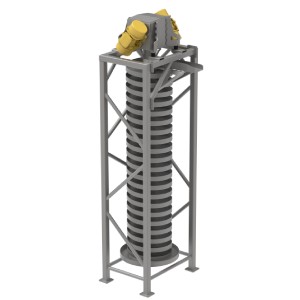 Vibratory elevators designed for efficient vertical transportation, featuring advanced vibration technology for gentle handling in food and material processing.