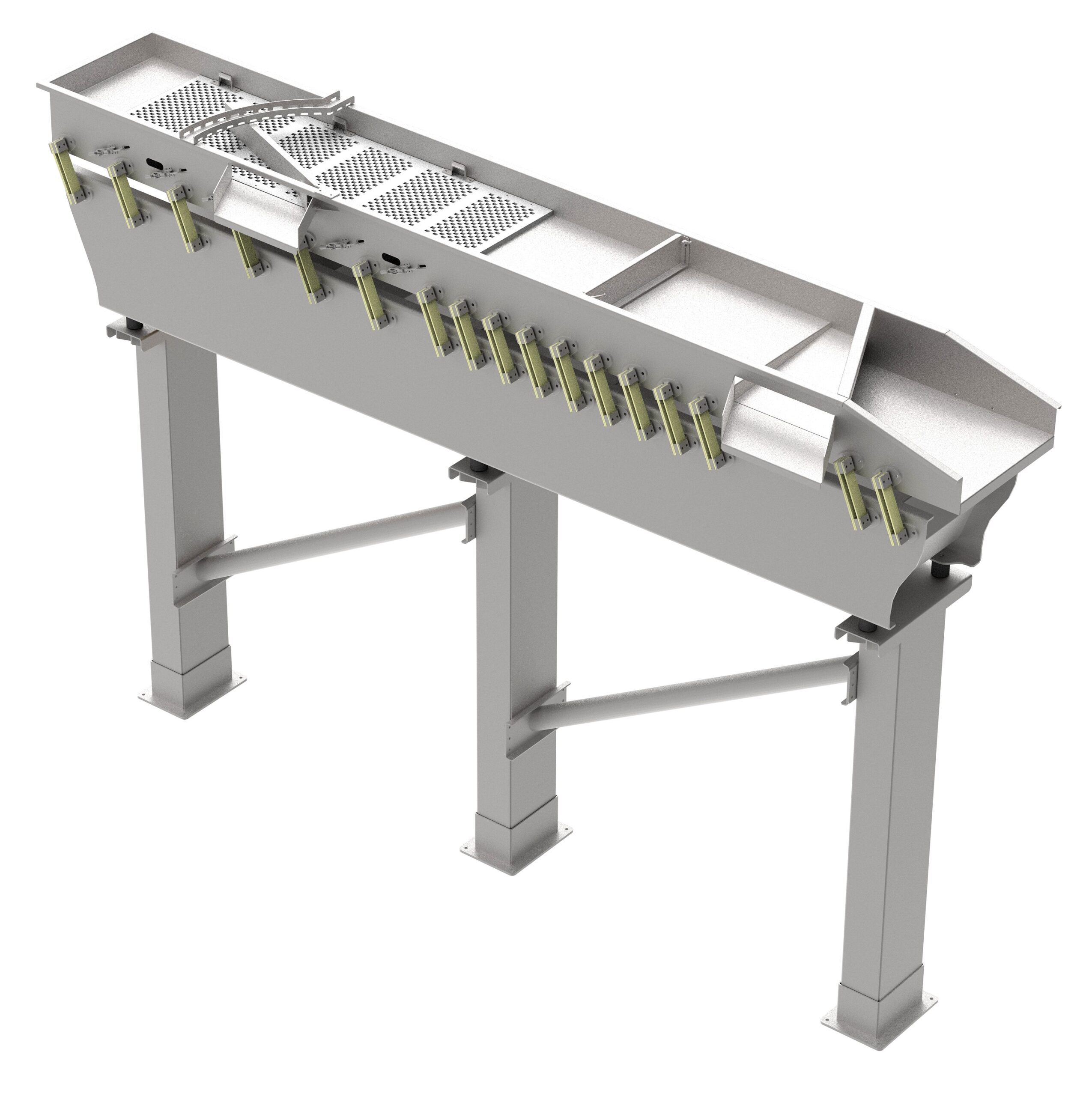 Product distribution systems designed for efficient and precise handling, sorting, and allocation of materials in food and industrial processing applications.